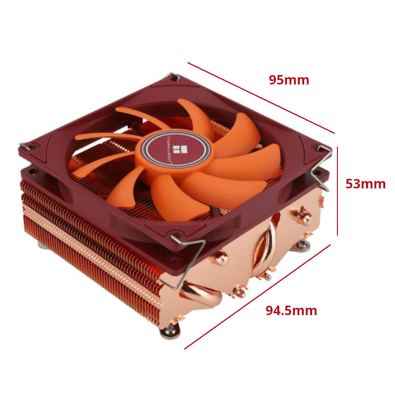 Thermalright AXP90-53 Full Copper – Premium Low-Profile CPU Cooler for ITX & SFF Builds